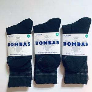 （3)Men’s/Women’s Bombas Long Socks Size M